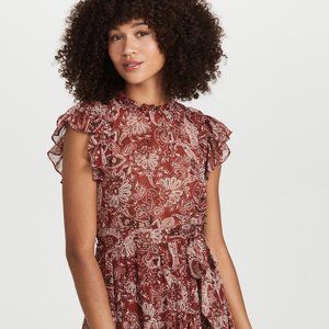 Moon River Paisley Dress Size S NWT